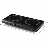 Glass-Ceramic Hob DOMO DO339KP 2500 W-4