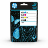 Original Ink Cartridge HP OFFICEJET PRO 9000 SERIES - Nº 963 Yellow Multicolour (12 Units)-1