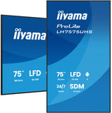 iiyama LH7575UHS-B2AG 75" 4K Digital Signage Android Wi-Fi 24/7