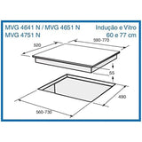 Induction Hot Plate Meireles MV1613-1