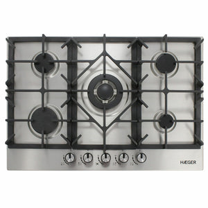 Gas Hob Haeger PG-5GI.006A 75 cm-0