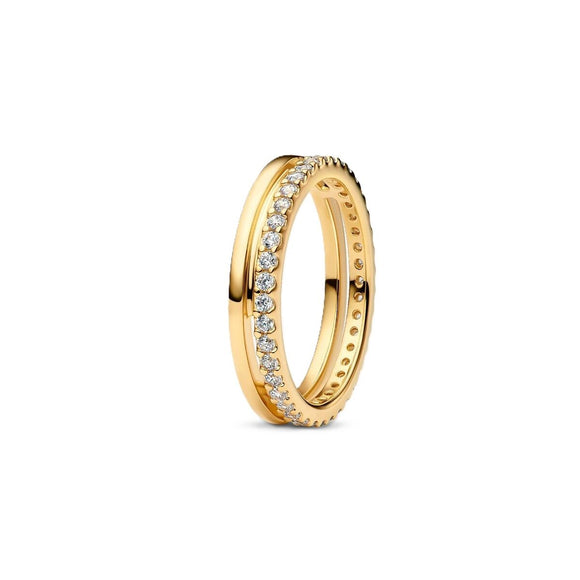 Ladies' Ring Pandora 163799C01-56 16 Golden-0
