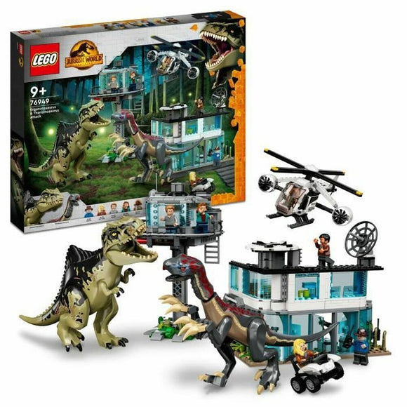 Building Game + Figures Lego Jurassic World Attack-0