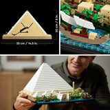 Playset   Lego 21058 Architecture The Great Pyramid of Giza         1476 Pieces-3