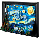 Playset   Lego The Starry Night - Vincent Van Gogh 21333         2316 Pieces 38 x 28 x 12 cm-8