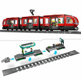 Construction set Lego 60423 Downtown Tram and Station Multicolour-4