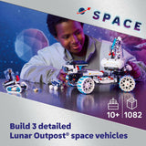 Construction set Lego 42211 Lunar Outpost Moon Rover Space Vehicle 1082 Pieces-5