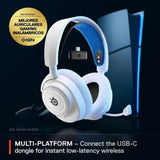 Headphones with Microphone SteelSeries Arctis Nova 7P White-11