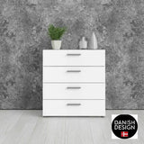 Chest of drawers Tvilum White 70 x 40 x 75 cm-3