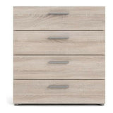 Chest of drawers Tvilum Tyhja Brown Metal Oak 70 x 40 x 75 cm-2