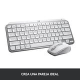 Keyboard Logitech MX Keys Mini Grey Silver Spanish Qwerty QWERTY-27