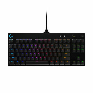 Keyboard Logitech CD68998 Black RGB LED-0