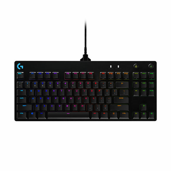 Keyboard Logitech CD68998 Black RGB LED-0