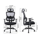 Office Chair Tuckano T6 BLACK Black-4