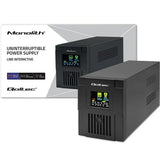 Uninterruptible Power Supply System Interactive UPS Qoltec 53771 1200 W-8
