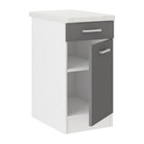 Kitchen furniture 40 x 47 x 82 cm Grey Melamin PVC-1
