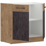 Sink unit cupboard Grey 80 x 82 cm-1
