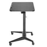 Desk MacLean MC-453B Black Steel 80 x 52 cm-1