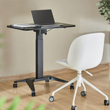 Desk MacLean MC-453B Black Steel 80 x 52 cm-10