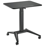 Desk MacLean MC-453B Black Steel 80 x 52 cm-6