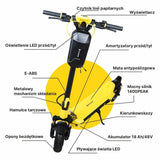 Electric Scooter Manta XRIDER MX10 MAX Yellow Black 800 W-2