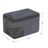 Portable Fridge Yolco KX30 CARBON Black-11