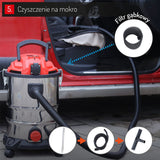 Vacuum Cleaner Camry CR 7045 25 L-30