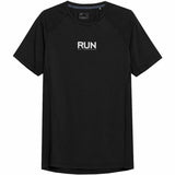 Men’s Short Sleeve T-Shirt 4F Run Black-0