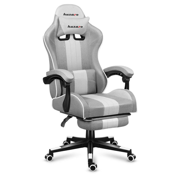Gaming Chair Huzaro HZ-Force 4.7 White Mesh         White Grey-0
