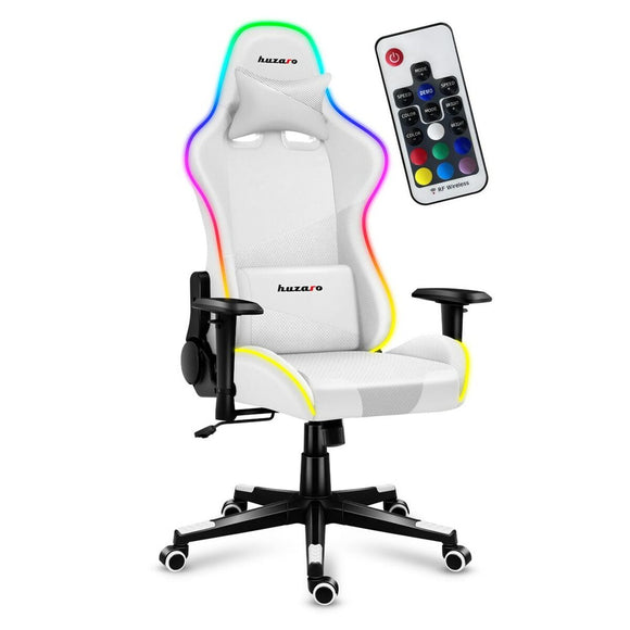 Gaming Chair Huzaro Force 6.2 RGB White-0