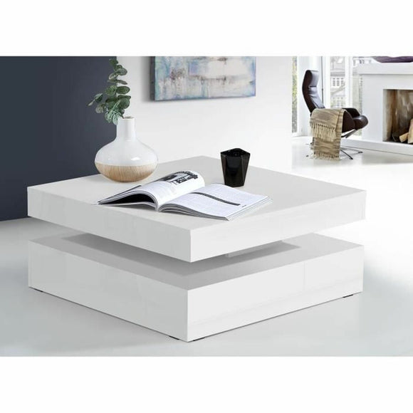 Centre Table White 78 x 78 x 36 cm-0