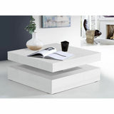 Centre Table White 78 x 78 x 36 cm-0
