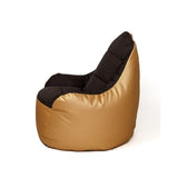 Pouffe GO GIFT Gold Bronze Oxford tejido antidesgarros-1