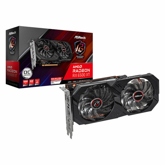 Graphics card ASRock RX6500XT PGD 4GO 4 GB GDDR6-0