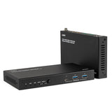 Lindy 39365 Network Extender Transmitter and Receiver Black