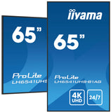 Iiyama Signage Display LH6541UHS-B1AG 64.5" 4K UHD 24/7 Black