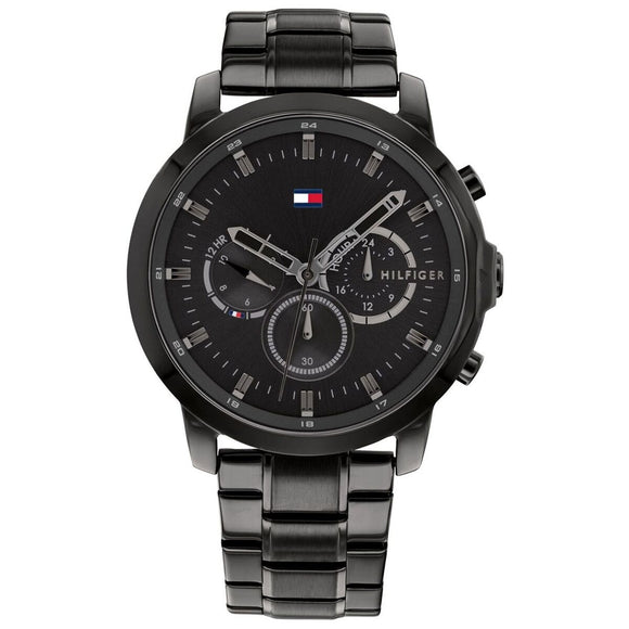 Men's Watch Tommy Hilfiger 1791795 Black (Ø 46 mm)-0