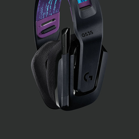 Gaming Earpiece with Microphone Logitech G535 Blue Lilac Gaming-40