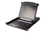 ATEN CL5708M 17" LCD KVM Rack Console 1U Black