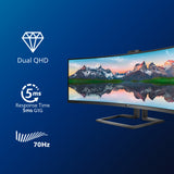 Philips P Line Curved LCD Monitor SuperWide 32:9 499P9H/00