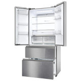 Combined Refrigerator Haier HFR7819ENGC 190 Steel-10
