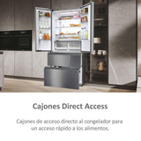 Combined Refrigerator Haier HFR7819ENGC 190 Steel-5