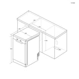 Dishwasher Haier XF1C3TB1FX 45 cm-2