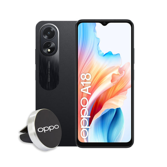 Smartphone Oppo A18 BLACK MediaTek Helio G85 4 GB RAM 128 GB Black-0