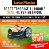 Lawn mowing robot LawnMaster-4