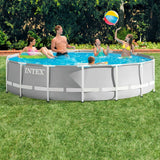 Removable pool Intex Prism Frame 457 x 107 cm 14.614 l Grey-5