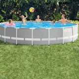 Detachable Pool Intex Prism Frame Grey 32.695 l 610 x 132 cm-5