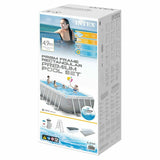 Detachable Pool Intex Prism Frame 10.874 l Grey 488 x 244 x 107 cm-1