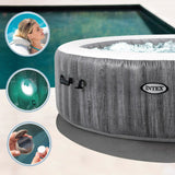 Inflatable Spa Intex Purespa Greywood Deluxe 28440EX 220-240 V 4 places 1741 l/h-2