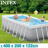 Detachable Pool Intex 8.418 l Rectangular 400 x 200 x 122 cm-5